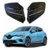 Renault Clio (2020 Yılında Çıkan Kasa) Ön Sis Lambası Kapağı Çıtası Nikelaj Set Sağ