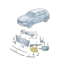 Volkswagen Touareg 2019-2023 Ön Sis Lambası Kapağı Sağ (Oem No: 760853662Bryp)