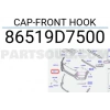 Hyundai Tucson 2018-2020 Çeki Demir Kapağı On Tampon (Oem No: 86519D7500)