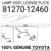 Toyota Corolla 1992-1997 Bakalit Plakalık Ae101 Arka (Oem No: 8127012460)