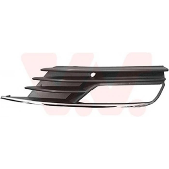 2013-2016 Audi A3 Sd Sis Lamba Kapağı Sol Sis Delikli-Nikelaj Çıtalı (Tw) (Adet) (Oem No:8V5807681A9B9)