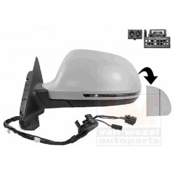 Volkswagen A3 A4 A5 2008 2015 Ayna Camı Sol Vm 024Aghl (Oem No:8K0857535F)