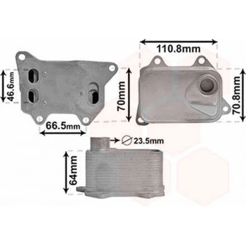 A3 A4 A5 2013  Yağ Soğutucusu  (Oem No:06L117021G)