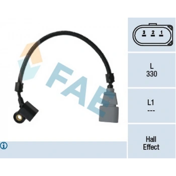 Golf6 Passat T5 Caddy Polo A3 A4 Leon 2010  Eksantrik Devir Sensörü  (Oem No:03L957147)