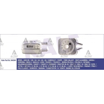 Yağ Soğutucusu Transporter T4 Lt35 Golf A3 A4 Crafter 1997 Sonrası  Acv-Anj-Avr-Bjk 2.5 Tdi (Oem No:068117021B) (Adet)