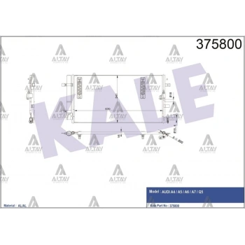 Radyatör Kapağı A4 A5 2008-2012 (Mekanik) (Oem No:8K0260403M) (Adet)