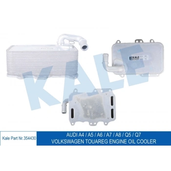 Yağ Soğutucusu A4 A5 A6 A7 Q5 Q7 2011 Sonrası  Clab-Cduc-Claa 3.0 Tdi (Oem No:059117015P) (Adet)