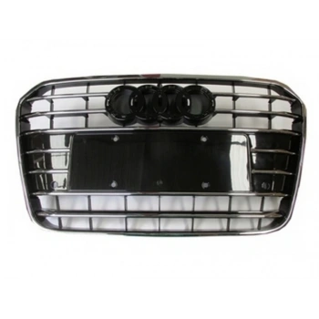 2012-2014 Audi A6 Ön Panjur Nikelajlı (İç Petekleri Siyah) (Bfn) (Adet) (Oem No:4G0853651)