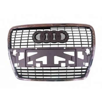 2005-2009 Audi A6 Ön Panjur Siyah (Nikelaj Kaplamalı) (Bfn) (Adet) (Oem No:4F08536511Qp)