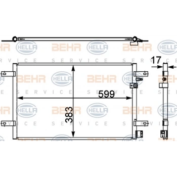 A6 2005  Klima Radyatörü 8Fc 351 343 441 (Oem No:4F0260403E)