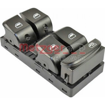 Volkswagen A4 Q5 2008 2012 Cam Açma Düğmesi Dörtlü  Kromsuz (Oem No:8K0959851D)