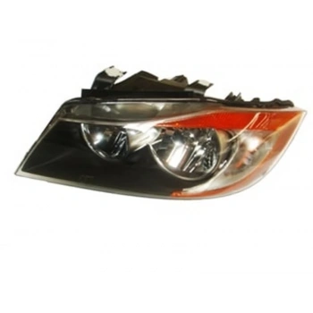 2005-2009 Bmw 3 Serisi Far Lambası Sol Siyah-Elektrikli (Sarı Reflektörlü) (Eagle Eyes) (Adet) (Oem No:63116942725)