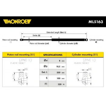 Bmw E46 2 1999 2005 Bagaj Amortisörü  (Oem No:51248254281)