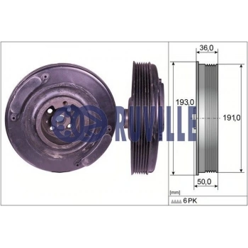 E46 E87 E90 E91 E60 E61 X3 E83 2003 2010 Krank Kasnağı  (Oem No:11237805696)