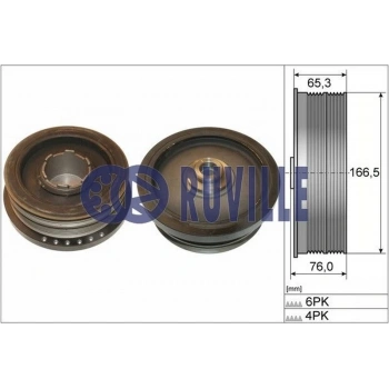 E46 E87 E90 E91 E60 E61 X3 E83 2003 2010 Krank Kasnağı  (Oem No:11237805696)