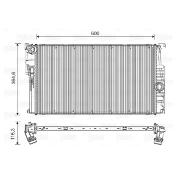 F20 F20 Lci F21 F21 Lci F22 F30 F31 F34 F35 4F32 F33 F36 2010 2017 Su Radyatörü  (Oem No:17117600511)