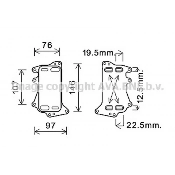 F20 F20 Lci F21 Lci F22 F22 Lci F30 F30 Lci F31 F31 Lci F34 Gt  4F32 F32 Lci F33  F33 Lci F36 Gran Coupe F07 F10 Lci F11 Lci X1 E84 X3 F25 X5 F15 2010 2018 Yağ Radyatörü   (Oem No:11428507627)
