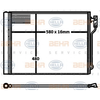 F07 F10 F10Lci F11 F11Lci F18Lci 2010 2017 Klima Radyatörü  (Oem No:64536805453)