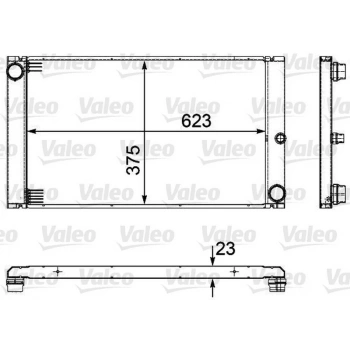 E60 E61 E63 E64 2003 2010 Su Radyatörü  (Oem No:17117795878)