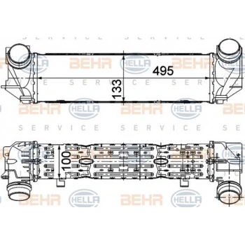 F07 F10 F10 Lci F11 F11 Lci F18  F18 Lci 2010 2017 Turbo Radyatörü  (Oem No:17117618769)