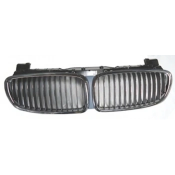 2005-2009 Bmw 7 Serı E66- Ön Panjur Siyah (Nikelaj Çerçeveli) (Adet) (Oem No:51137145738)