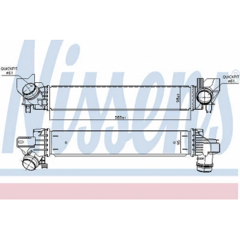 1F40 1F52 2F45 F46 X1 F48 X2 F39 Mını F55 F56 F57 F58 2014 2019 Turbo Radyatörü  (Oem No:17517617597)