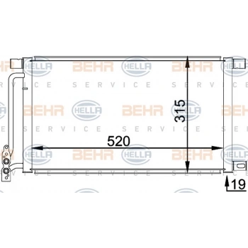 E46 E83 X3 X3 E83 Lci 1999 2010 Klima Radyatörü  (Oem No:64538377648)