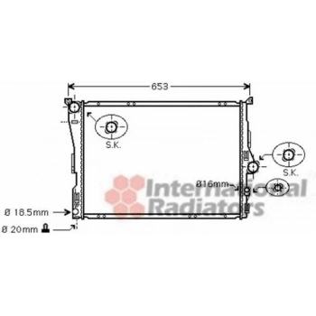 X3 E83 Lci 06.2011  Su Radyatörü 60807 (Oem No:17113415693)
