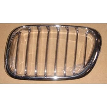 2000-2003 Bmw X5 E53 Ön Panjur Sol Siyah-Nikelaj Çerçeveli (Adet) (Oem No:51138250051)