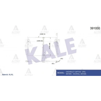 Radyatör Kapağı Captiva 2006-2012 Antara 2006-2012 2.0D (Oem No:20759648) (Adet)