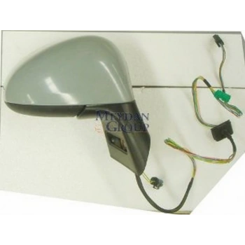 2004-2011 Cıtroen C4 Kapı Aynası Sağ Elektrikli-Isıtmasız-Sinyalli Tip Sinyalsiz Oto Katlanır Gri 7Fiş Oem No: 0008149Yr