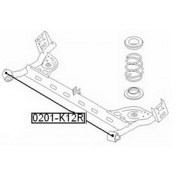 Duster, Duster 4X4, Logan, Sandero 97 00 Travers Takozu Kutu İçi Adet 1 (Oem No:6001549988)