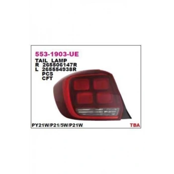 Renault Logan Iı Sandero 2016  Stop Lambası Sol  (Oem No:265554938R)