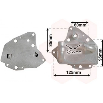 Alfa  Romeo Mito   Fıat Bravo Iı   Doblo   Pratıco   Lınea   Grande Punto   Lancıa Delta Iıı 2006  Yağ Soğutucu Modül Komple (Oem No:55208625)