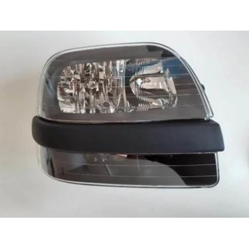 2001-2005 Fiat Doblo Far Lambası Sağ Elektrikli-Motorsuz-Siyah 8Fişli (Siyah Bandlı)(H1-H7) (Ayfar) (Adet) (Oem No:712405451120)