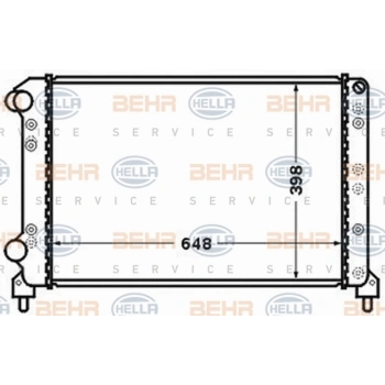Doblo 2001  Su Radyatörü Klımalı (Oem No:46749018)