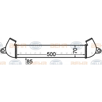 Doblo   Doblo Cargo 2001  Turbo Radyatörü Kutu Içı Adet 1 (Oem No:46849068)