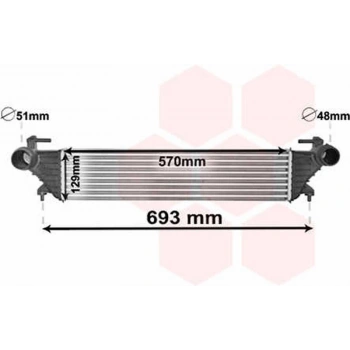 Egea 2015  Turbo Radyatörü Turbo Radyatoru Al Pl (Oem No:51887954)