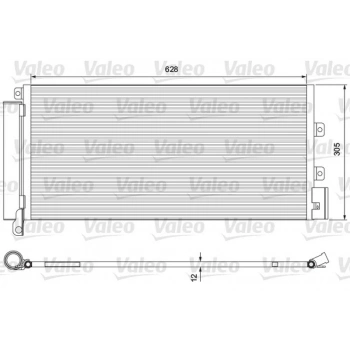 Linea 2007  Klima Radyatörü Kondenser 660X305X12 (Oem No:51785227)