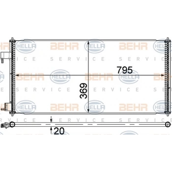 Connect 2002 2013 Klima Radyatörü  (Oem No:2T1H19710Ac)