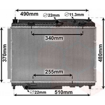Fiesta B Max Courier 2013  Su Radyatörü (100 140 Ps) (Oem No:C1B18005Aa)