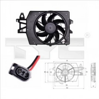 Escort Clx 95  Fan Motoru (+Ac) (Oem No:95Ab8C607Ca)