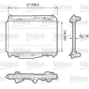Fiesta 2008  Su Radyatörü 4 Vites Otomatık Benzinlı (Oem No:8V518005Fd)