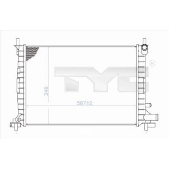 Fiesta Ka 96  Su Radyatörü Brazıng Klımalı (Oem No:Xs6H8005Fa)