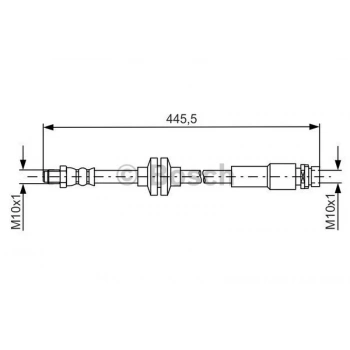 Focus C Max 2011  Fren Hortumu Arka  (Oem No:Av612282Ac)
