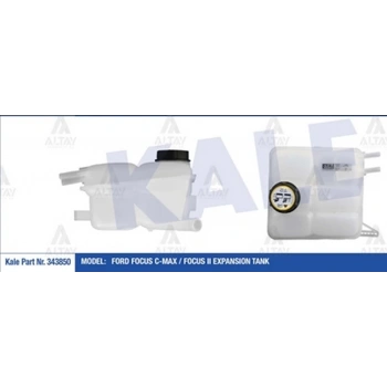 Yedek Su Deposu Focus C-Max 2003-2011 1.6 Tdci (Kapaklı) (Oem No:3M5H8K218Dg) (Adet)