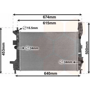 Focus C Max 2011  Su Radyatörü Klımalı (Oem No:Cv618005Vc)