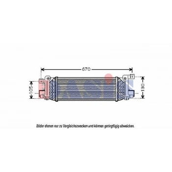 Fusion 1,6Tdci 90Ps (02+) 2003  Turbo Radyatörü 5S6H 9L440 Ac 5S6H 9L440 Aa 5S6H 9L440 Ab 1359245 (Oem No:5S6H9L440Ad)