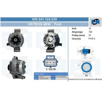 Mondeo 2001  Alternatör  (Oem No:1S7T10300Be)