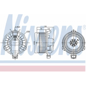Mondeo 2014  Kalorifer Motoru  (Oem No:Dg9H19846Ab)